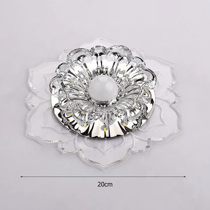 Elegant LED Crystal Chandelier Ceiling Light