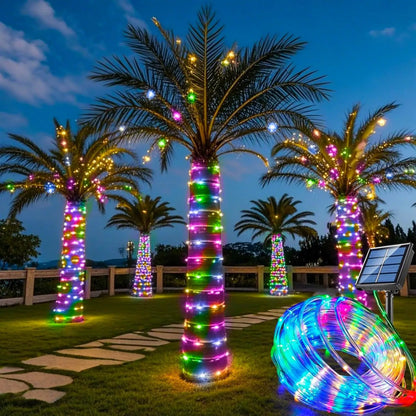 Solar Powered Outdoor Fairy String Lights