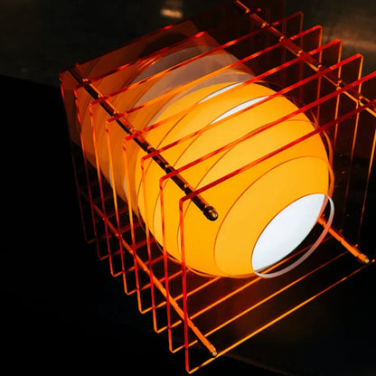 Modern Glass Round Desk Lamp