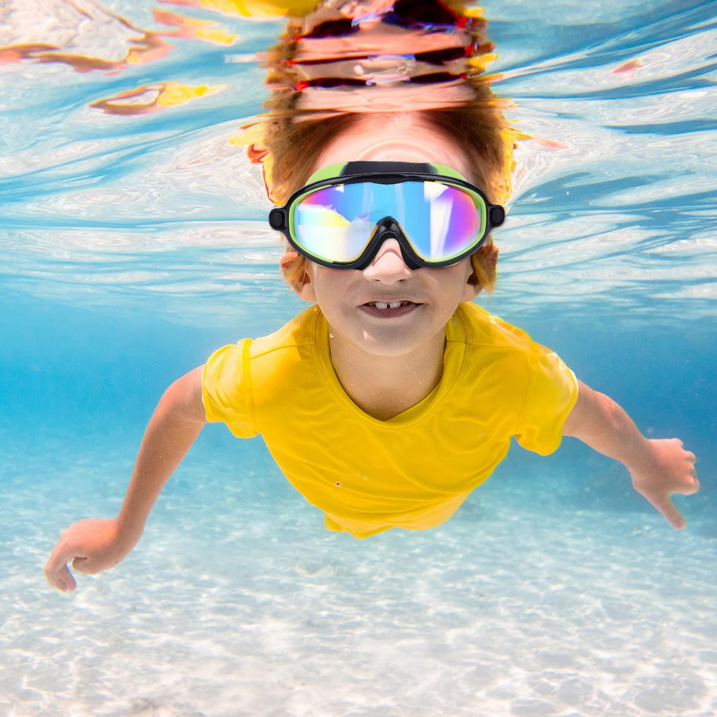 Clear Vision Swim Goggles with Earplugs and Waterproof Mask