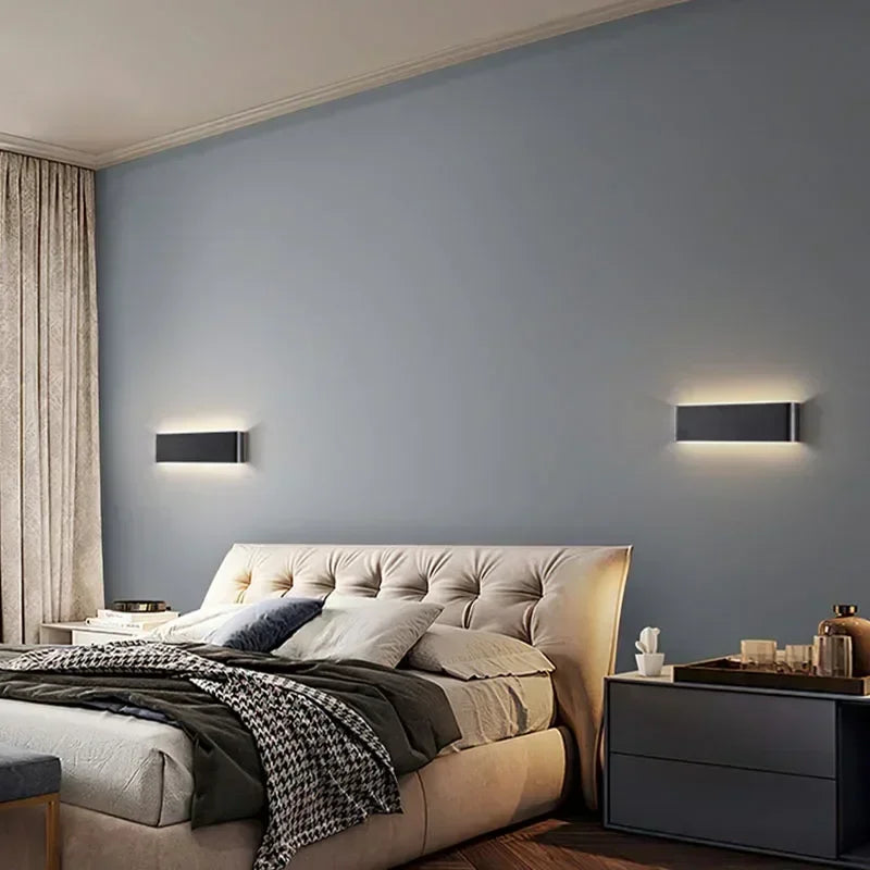 Contemporary LED Wall Light with Soft Warm Glow