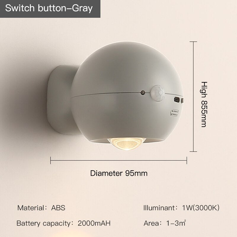 Smart Automatic Rechargeable Wall Light
