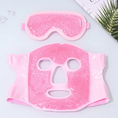 Thermal Full Face Gel Mask with Eye Mask
