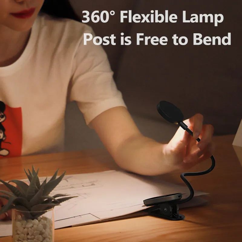 Compact Desk Clip Lamp