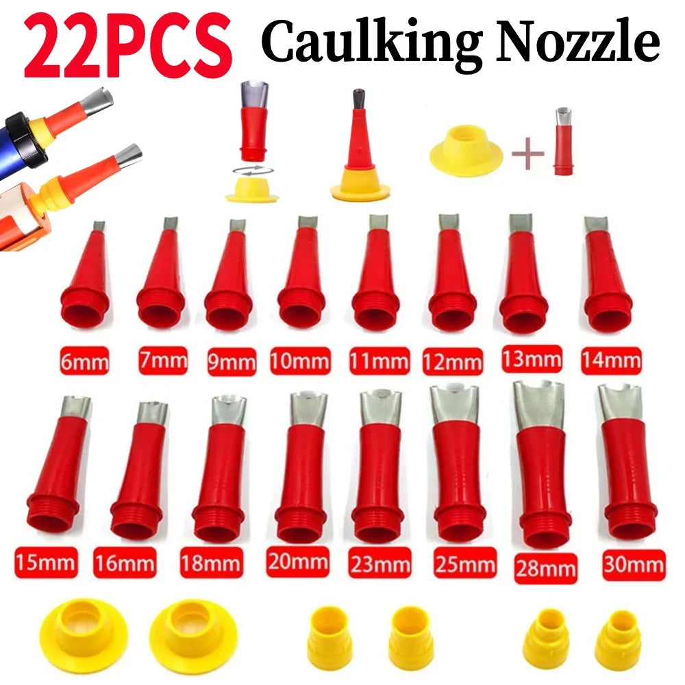 Practical Caulk Gun Nozzle Set - Cofik