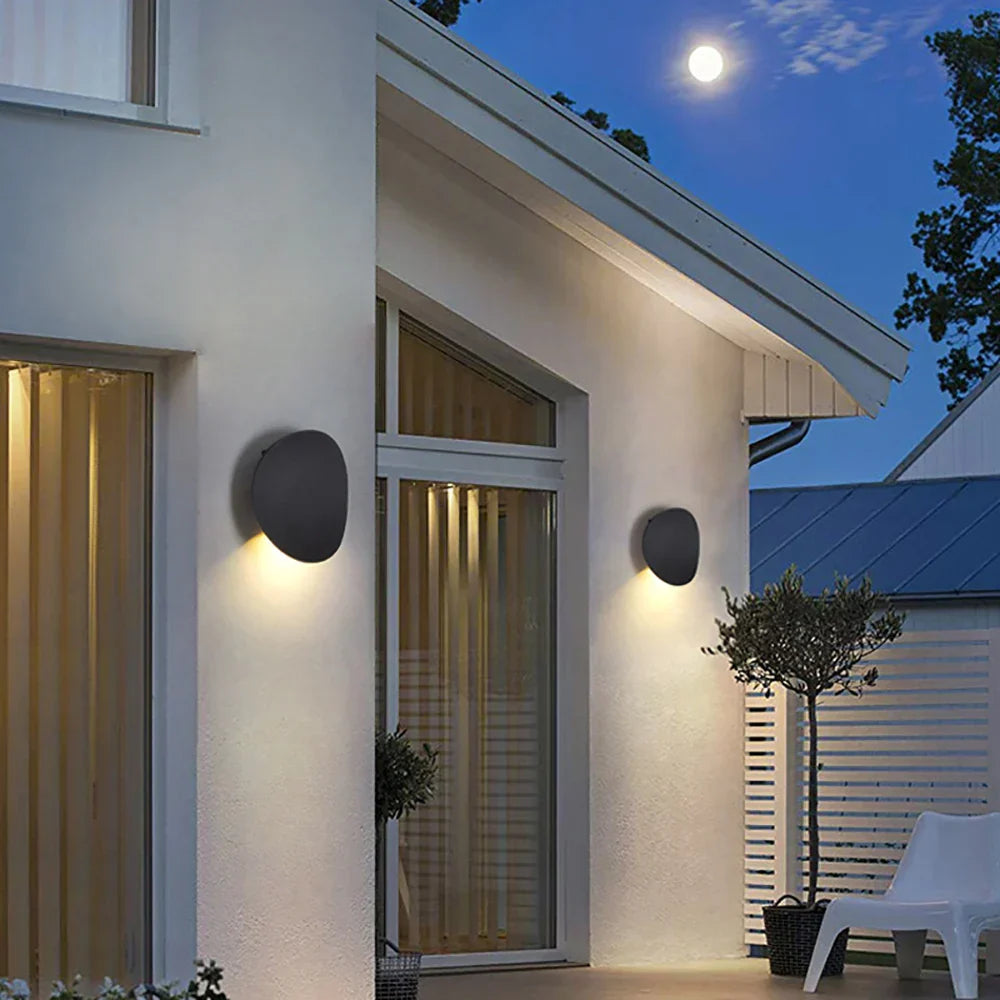 Sleek Round LED Wall Light