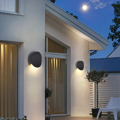 Sleek Round LED Wall Light