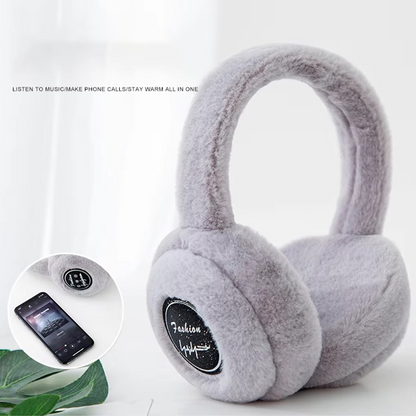 Soft Wireless Earbuds with Bluetooth and Fuzzy Ear Covers