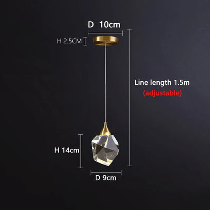 Luxurious Glass Drop Pendant Lights