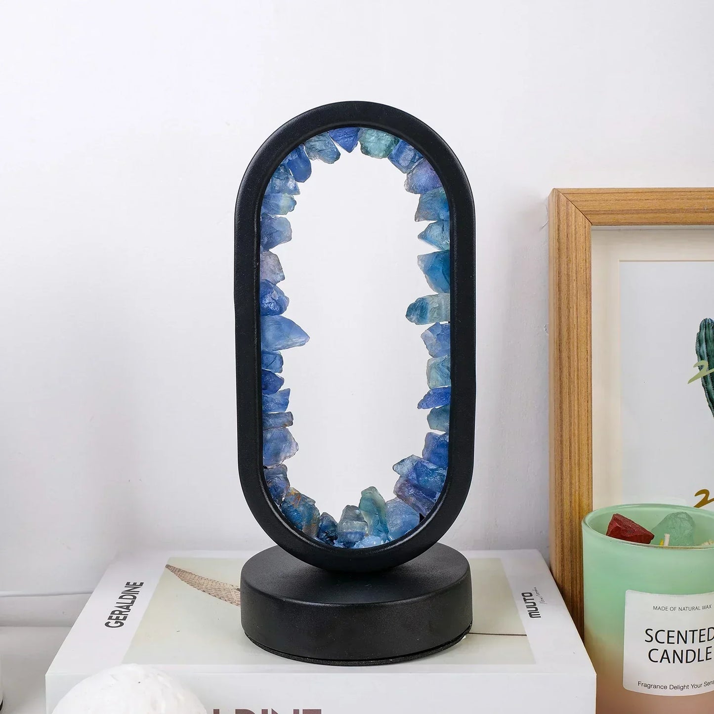 Purple Gemstone Table Lamp