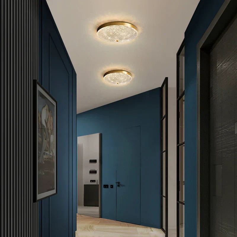 Luxury Golden LED Hanging Chandelier Light - Cofik