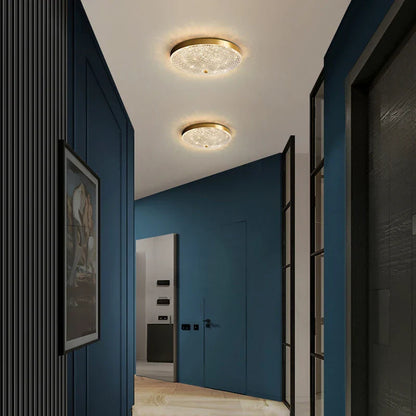 Luxury Golden LED Hanging Chandelier Light - Cofik