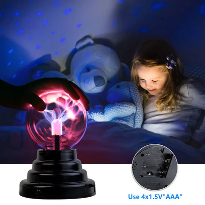 Sleek High Tech Plasma Table Lamp