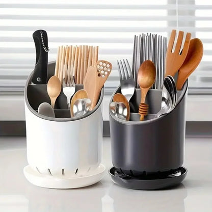 Practical Cutlery Tray with Drainage System - Cofik