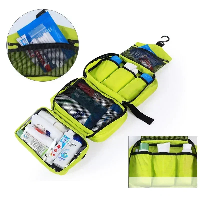 Compact Hanging Travel Toiletry Organizer Bag