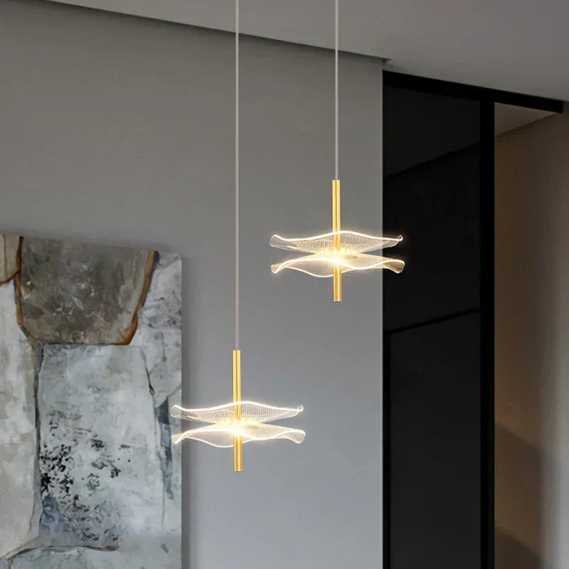 Modern LED Hanging Light Fixture Pendant Lamp