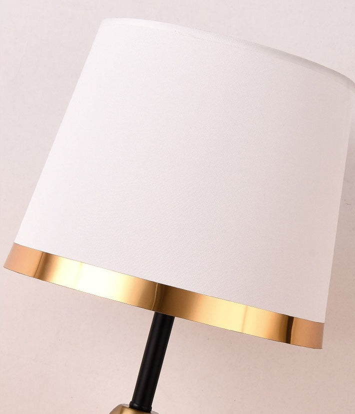 Luxury Gold and Black Vintage Desk Lamp