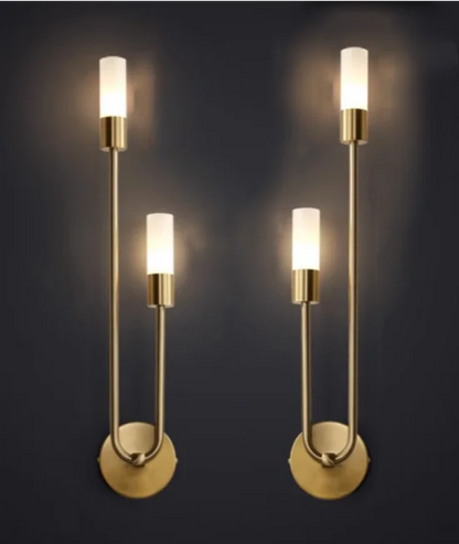 Elegant Gold LED Sconce Light