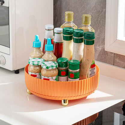360 Degree Rotating Spice Rack Organizer