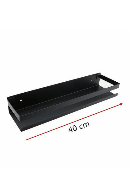Stylish Wall Mounted Black Shelves - Cofik