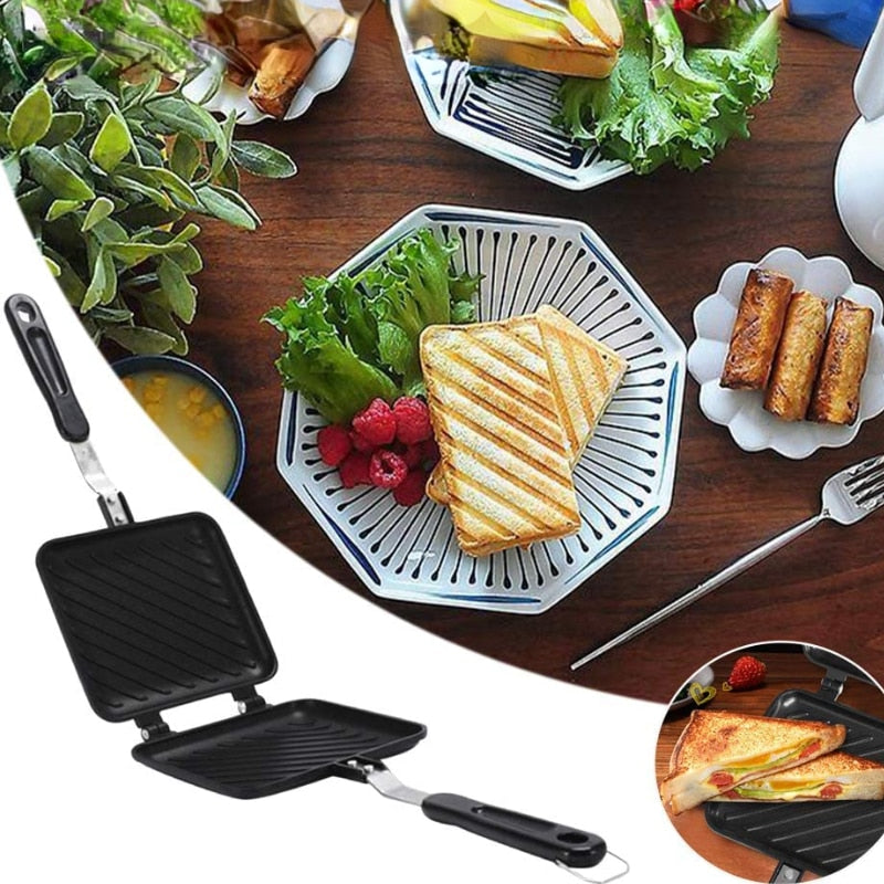 Easy Use 2 in 1 Non Stick Sandwich Pan