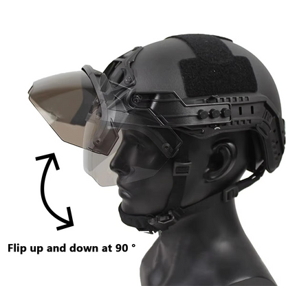 Cofik | Custom Fit Military Helmet with Fogproof Removable Goggles
