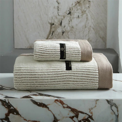 Plush Organic Cotton Bath Towel Set