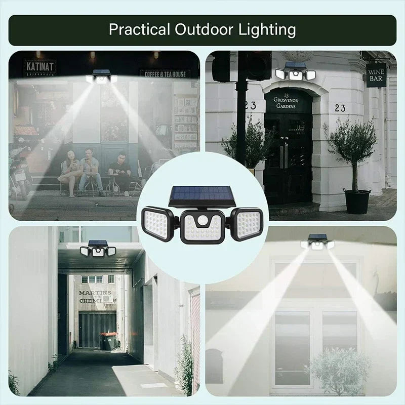 Energy Efficient Motion Sensor Solar Yard Light