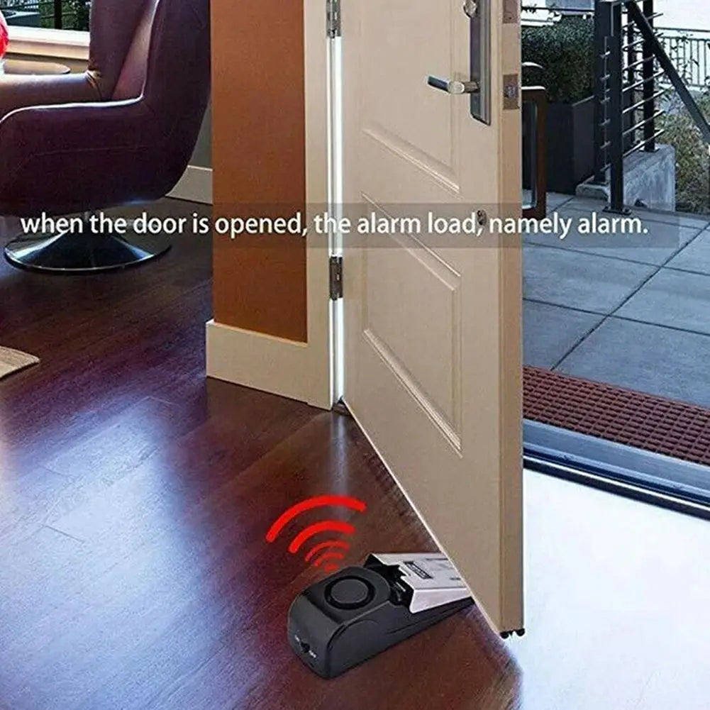 Secure Home Door Stop Alarm System