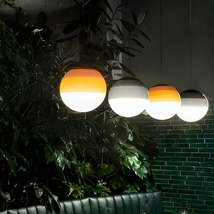 Colorful Round LED Pendant Light