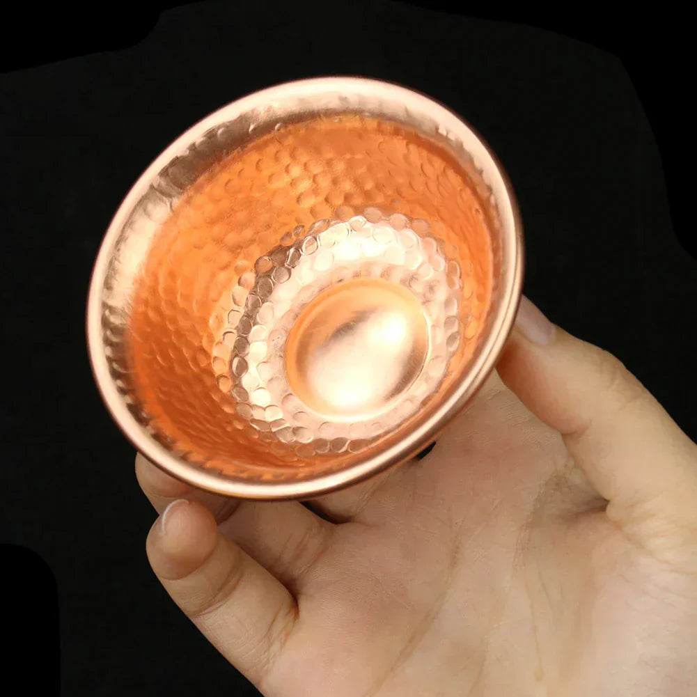 Handcrafted Copper Water Bowl for Buddhist Altar