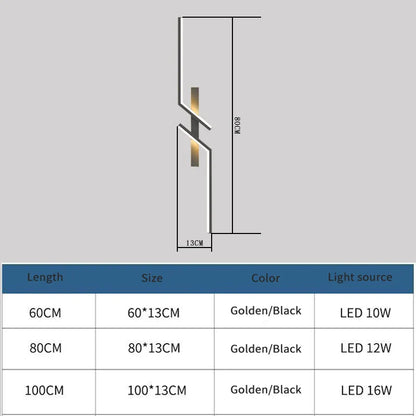 Slim LED Wall Sconce for Bedroom and Living Room