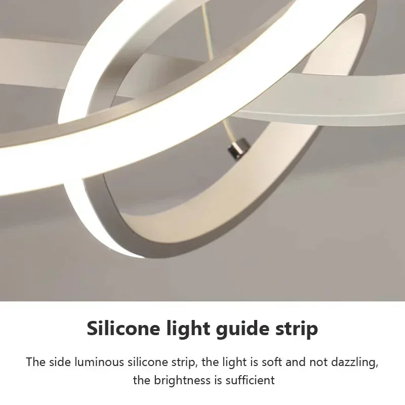 Contemporary Silver Pendant Light