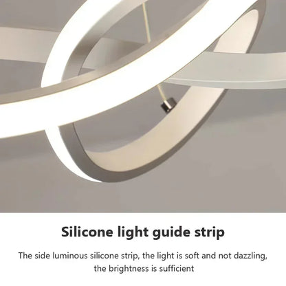 Contemporary Silver Pendant Light