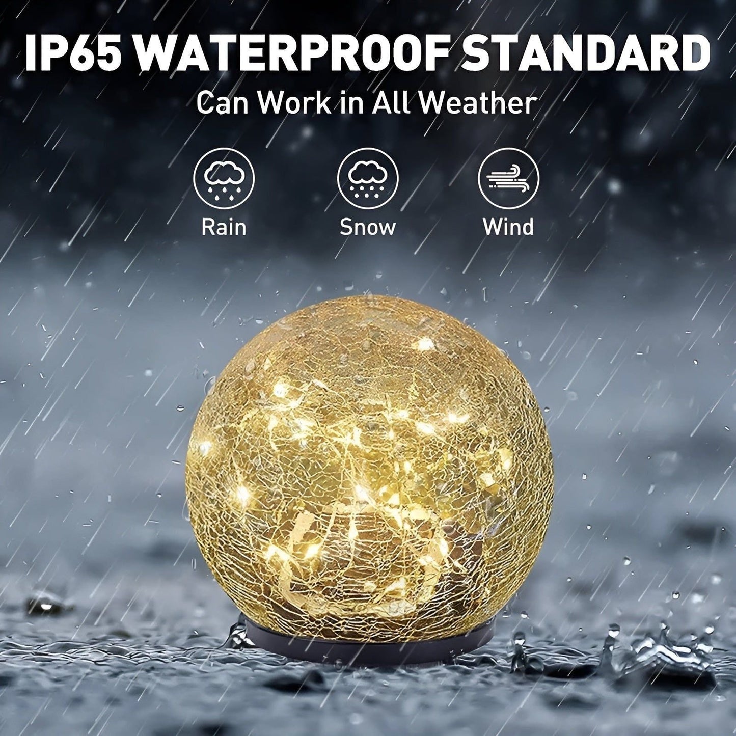 Bright Outdoor Solar Powered Garden Lamp