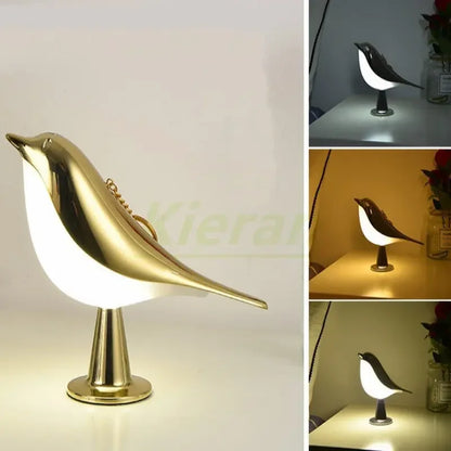 Slim LED Bird Table Lamp – Adjustable Bright Light