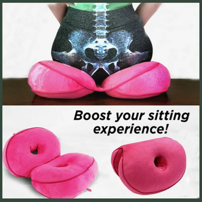 Ergonomic Memory Foam Cushion for Back Pain Relief
