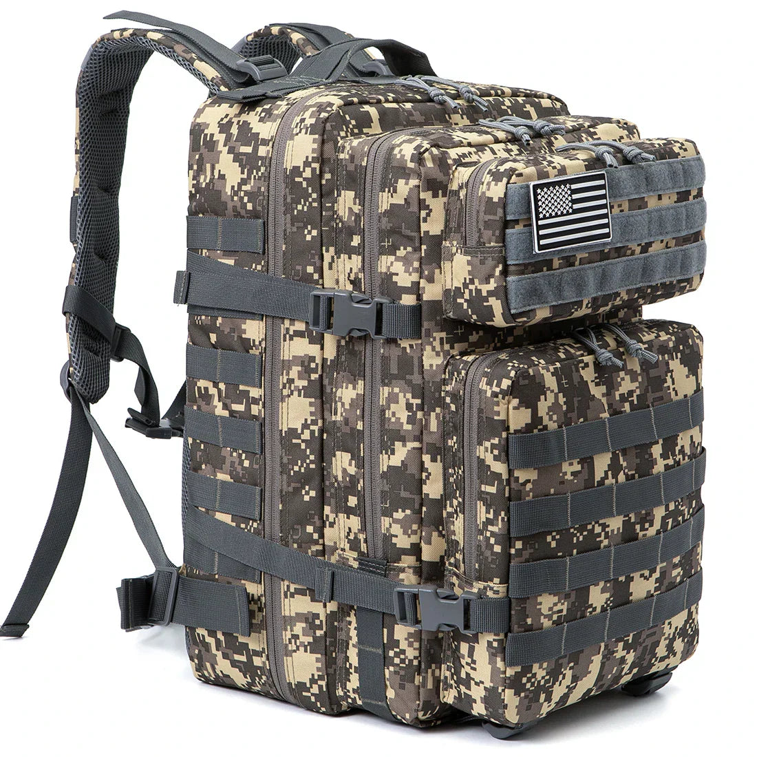 Large Army Camouflage Hiking Backpack
