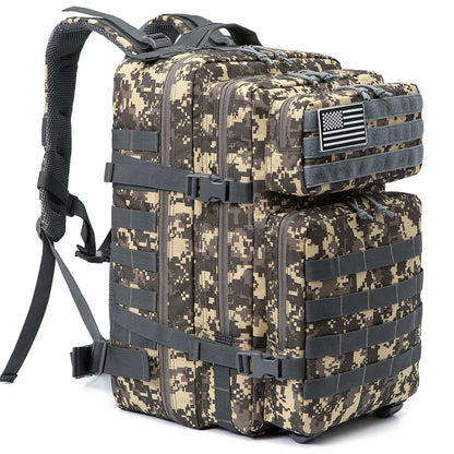 Large Army Camouflage Hiking Backpack