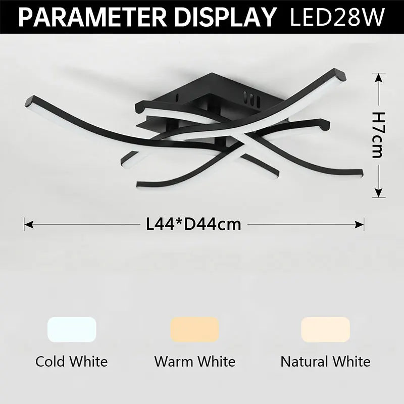 Stylish LED Light Fixture for Home Ceiling