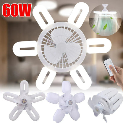 Quiet Dimmable LED Ceiling Fan Light