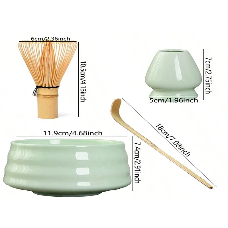 Natural Bamboo Matcha Tea Set