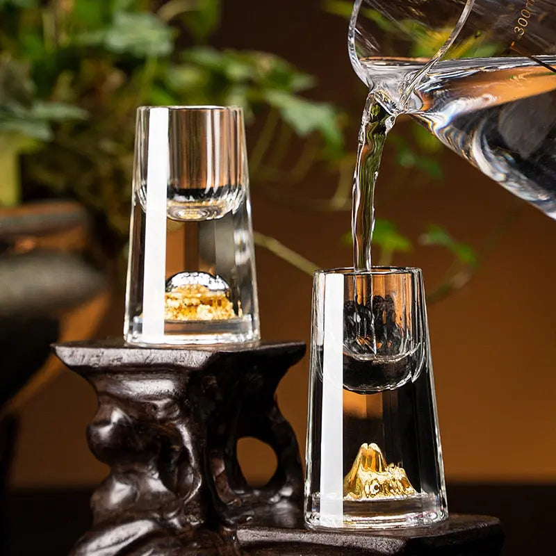 Elegant Crystal Wine Glass
