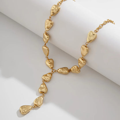 Cofik | Chic Natural Stone Drop Necklace
