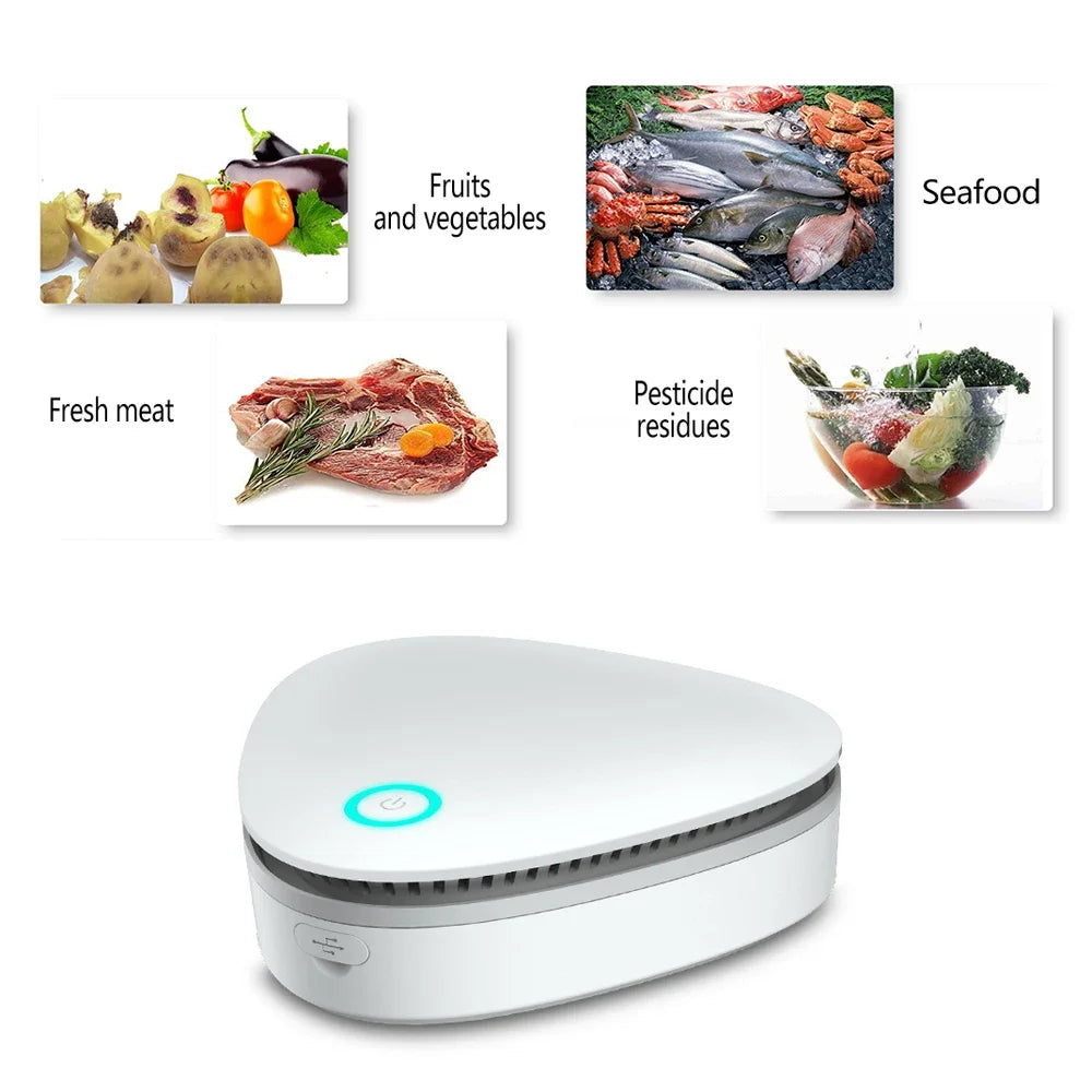 Compact Air Purifier & Sanitizer, Portable USB Rechargeable