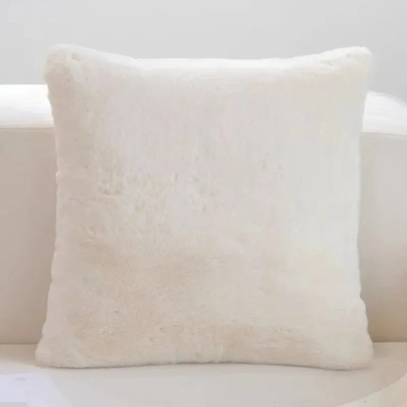 Soft Fake Fur Pillow Cover for Modern Home Decor