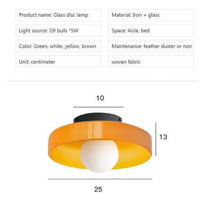 Stylish Dual Function Glass Pendant Light