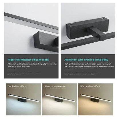 Contemporary LED Bathroom Sconce