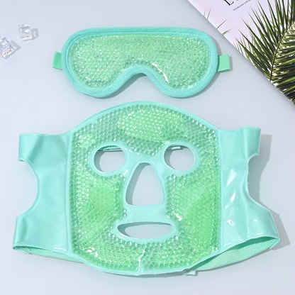 Thermal Full Face Gel Mask with Eye Mask