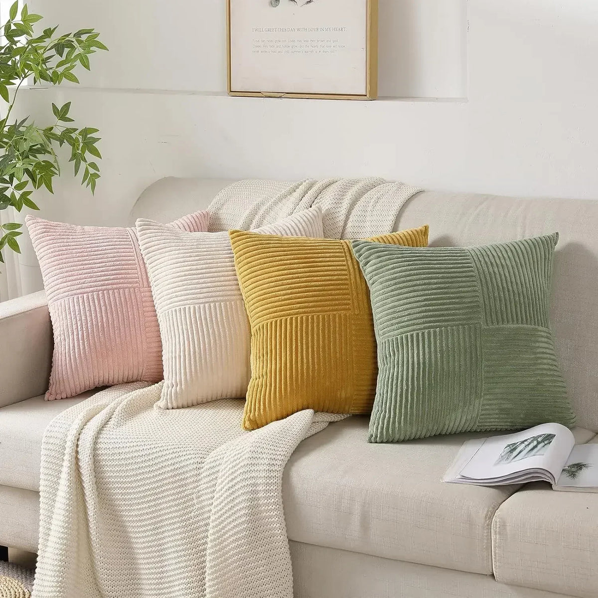 Decorative Pillow Covers Set of 2